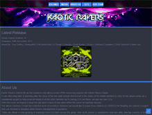 Tablet Screenshot of kaotic-ravers.com